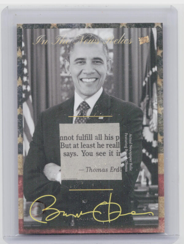 2018 The Bar Pieces of the Past Hybrid Edition:  Barrack Obama