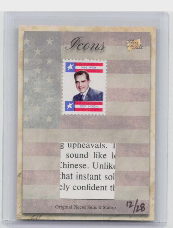 2018 The Bar Pieces of the Past Hybrid Edition:  Win With Dick Nixon 12/28