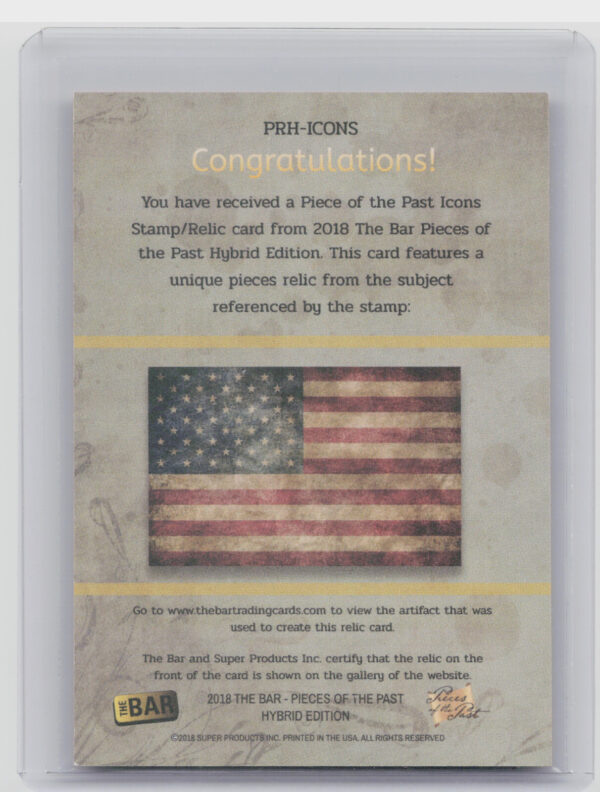 2018 The Bar Pieces of the Past Hybrid Win With Dick Nixon 13/38 - Image 3