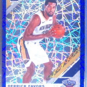 2019-20 Donruss Optic Derrick Favors Blue Velocity #33 Pelicans