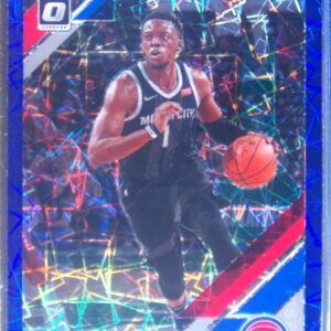 2019-20 Donruss Optic Reggie Jackson Blue Velocity #106 Pistons