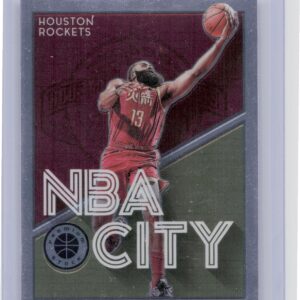 2019-20 Hoops Premium Stock James Harden #9 Rockets NBA City