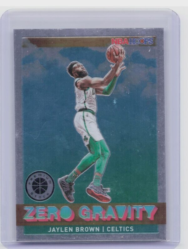 2019-20 Hoops Premium Stock Jaylen Brown #13 Celtics Zero Gravity
