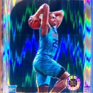 2019-20 Hoops Premium Stock PJ Washington Jr. Prizm Flash VAR RC #209 Hornets
