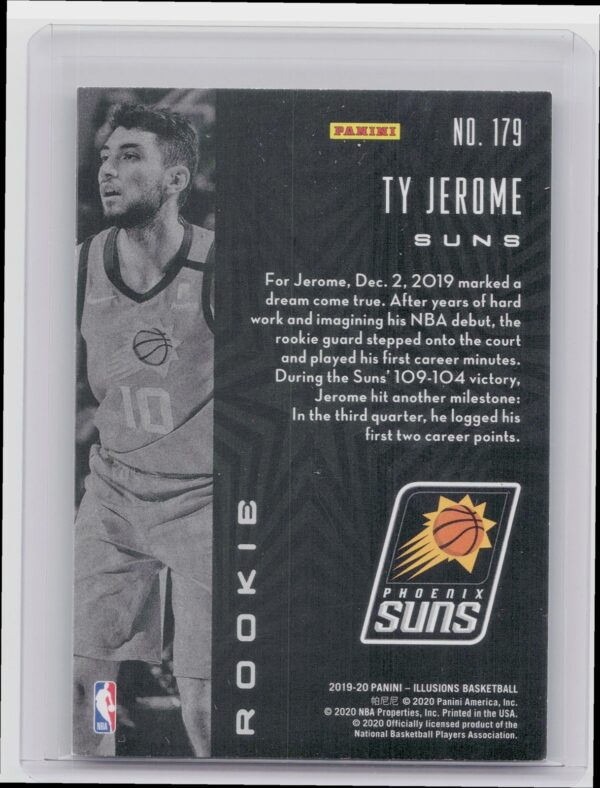 2019-20 Panini Illusions Ty Jerome RC #179 Suns - Image 3