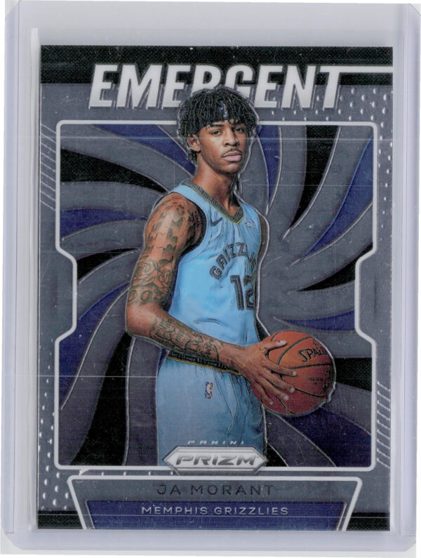2019-20 Panini Prizm Ja Morant #17 Grizzlies Emergent