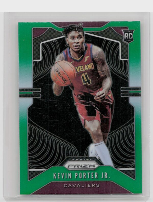 2019-20 Panini Prizm Kevin Porter Jr. Prizms Green #274 Cavaliers