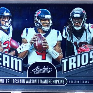 2019 Absolute DeAndre Hopkins / Deshaun Watson / Lamar Miller #TT-HT Texans Team