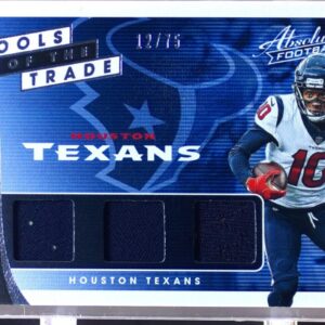 2019 Absolute DeAndre Hopkins JSY /75 #TTT-DH Texans Tools of the Trade Triple