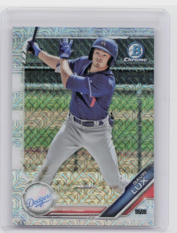2019 Bowman Gavin Lux #BCP-130 Dodgers Chrome Prospects Mojo Refractors