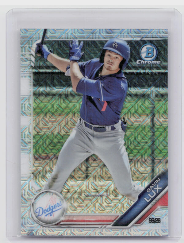 2019 Bowman Gavin Lux #BCP-130 Dodgers Chrome Prospects Mojo Refractors