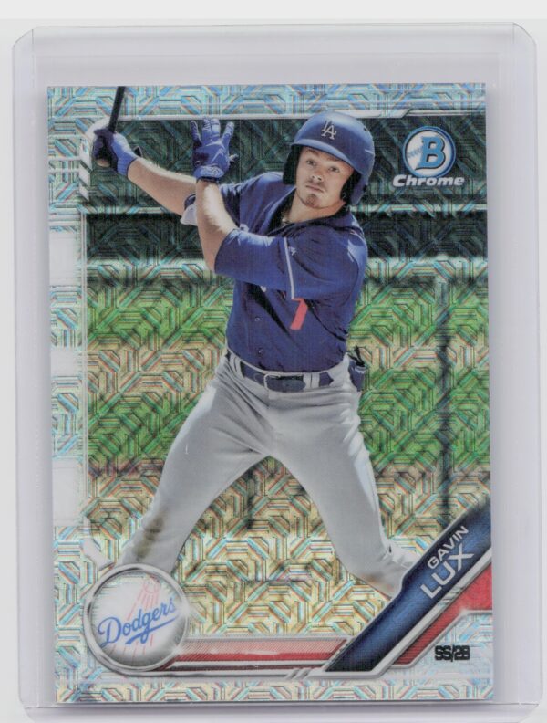 2019 Bowman Gavin Lux #BCP-130 Dodgers Chrome Prospects Mojo Refractors