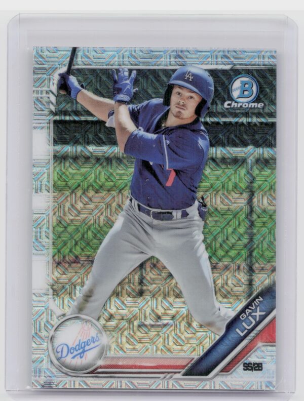 2019 Bowman Gavin Lux #BCP-130 Dodgers Chrome Prospects Mojo Refractors