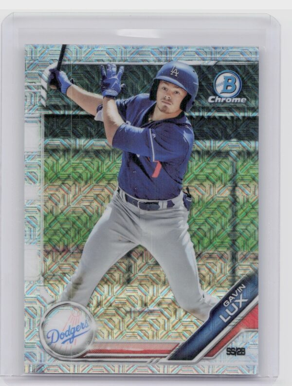 2019 Bowman Gavin Lux #BCP-130 Dodgers Chrome Prospects Mojo Refractors