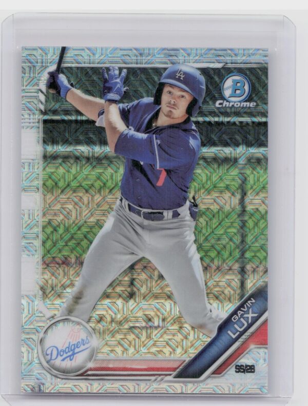 2019 Bowman Gavin Lux #BCP-130 Dodgers Chrome Prospects Mojo Refractors