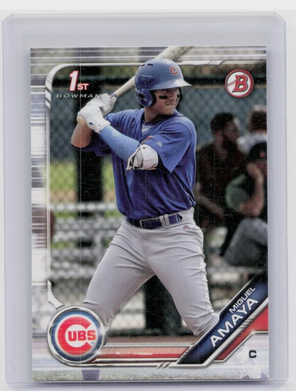 2019 Bowman Miguel Amaya #BP-35 Cubs Prospects