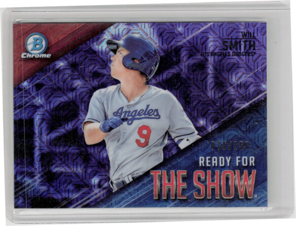 2019 Bowman Will Smith SN250 #RFTS-5 Dodgers Ready for the Show Mojo Refractors