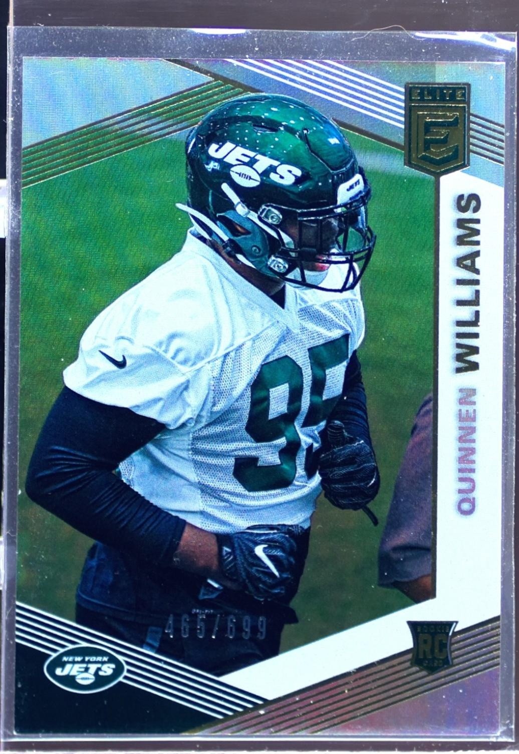 2019 Donruss Elite Quinnen Williams /699 RC RC #118 Jets