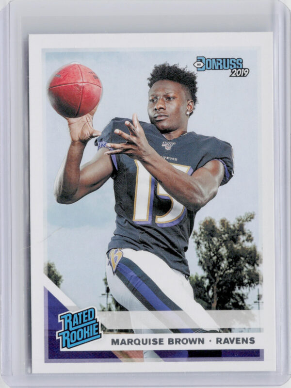 2019 Donruss Marquise Brown RC #312 Ravens