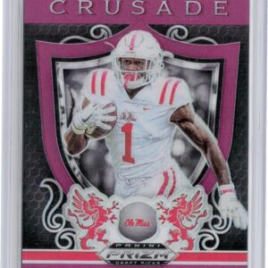 2019 Panini Prizm Draft Picks A.J. Brown #5 Rebels Crusade Prizms Purple