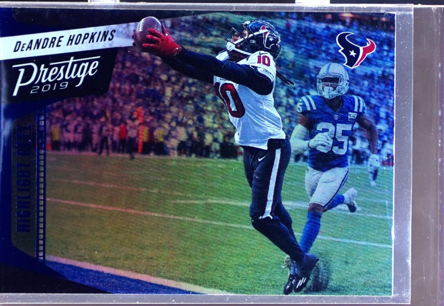2019 Prestige DeAndre Hopkins #HH-DH Texans Highlight Reel Xtra Points Blue