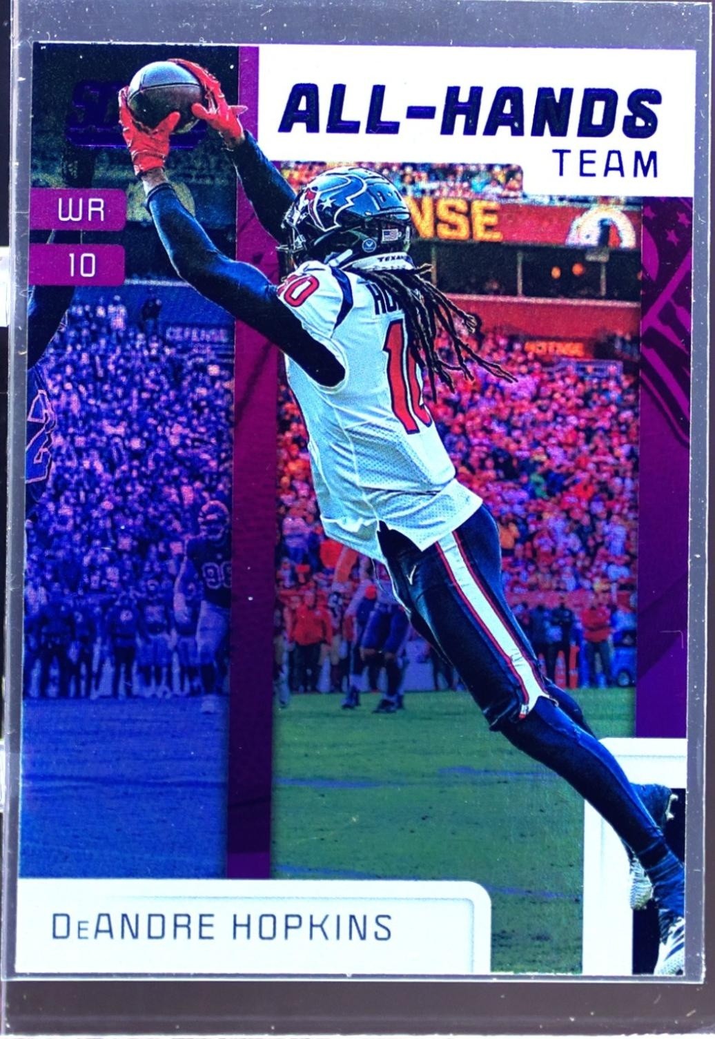 2019 Score DeAndre Hopkins #AHT-8 Texans All Hands Team Purple