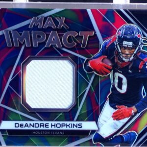 2019 Spectra DeAndre Hopkins /4 JSY #MI-22 Texans Max Impact Neon Marble
