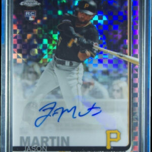 2019 Topps Chrome Update Jason Martin AU SN125 #CUA-JMA Pirates Autographs X Fra