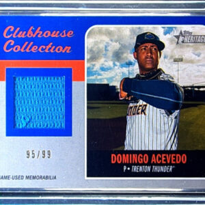2019 Topps Heritage Minor League Domingo Acevedo SN99 MEM #CCR-DA Thunder Clubho