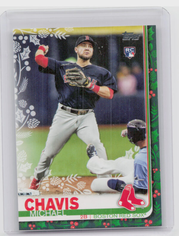 2019 Topps Holiday Michael Chavis RC #HW23 Sox