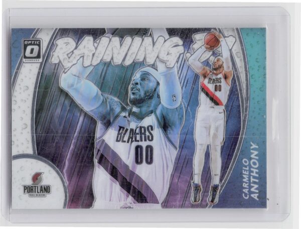 2020-21 Donruss Optic Carmelo Anthony #18 Blazers Raining 3s