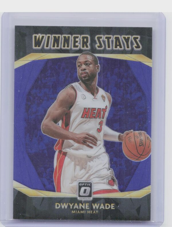 2020-21 Donruss Optic Dwyane Wade #16 Heat Winner Stays Purple