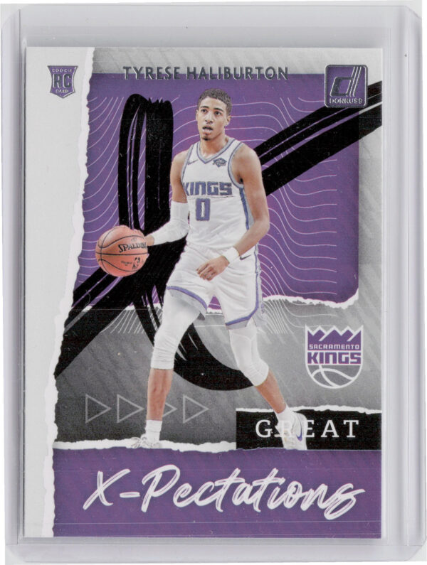 2020-21 Donruss Tyrese Haliburton #12 Kings Great X Pectations