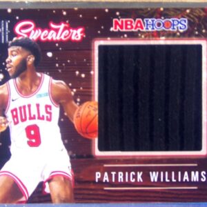 2020-21 Hoops Patrick Williams #RSW-PWL Bulls Rookie Sweaters