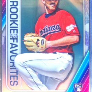 2020 Bowman Aaron Civale RC #ROYF-AC Indians Chrome Rookie of the Year Favorites