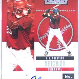 2020 Contenders A.J. Vukovich Auto #CA-AV Diamondbacks Contenders Autographs