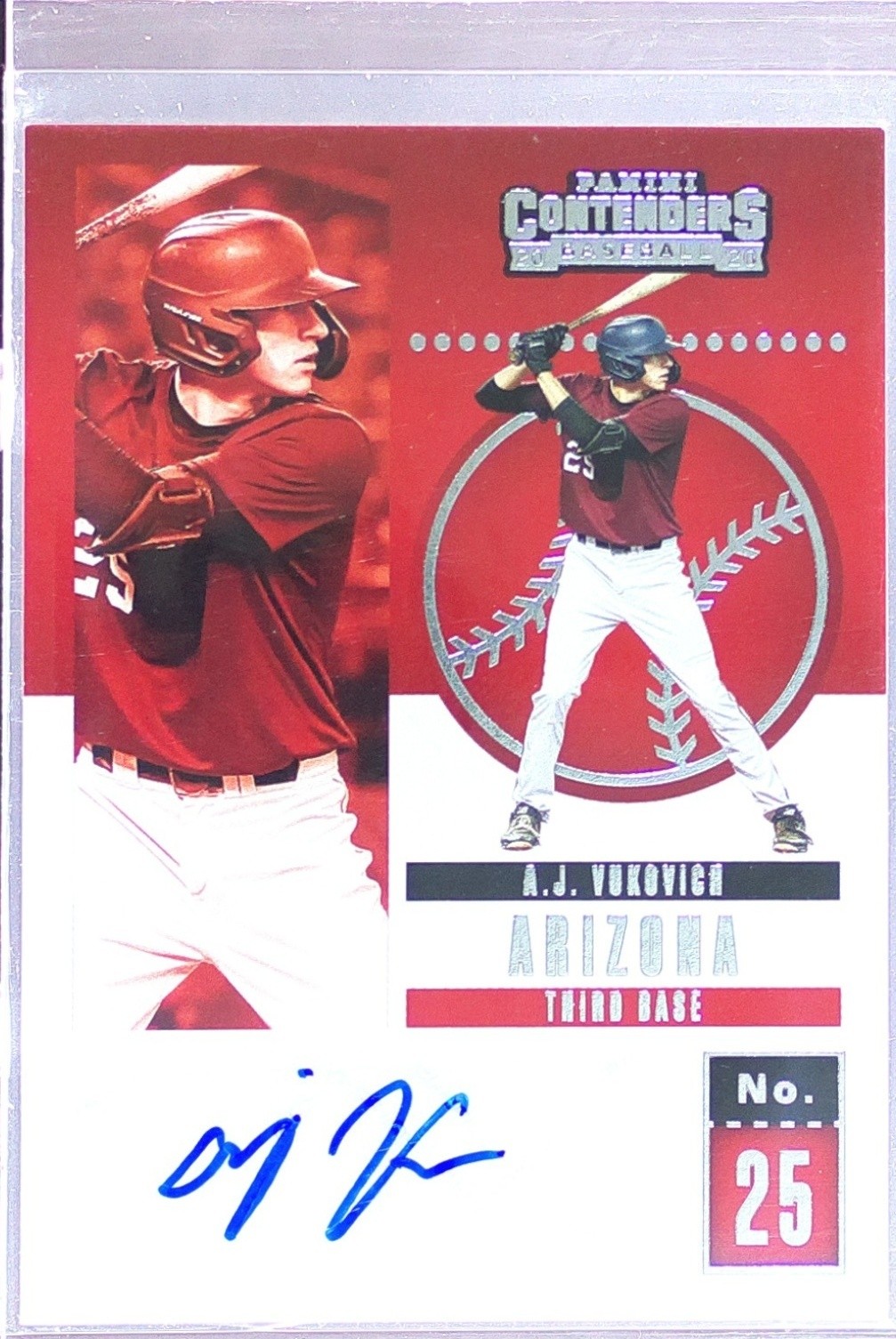 2020 Contenders A.J. Vukovich Auto #CA-AV Diamondbacks Contenders Autographs
