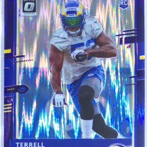 2020 Donruss Optic Terrell Lewis Purple Shock RC #141 Rams