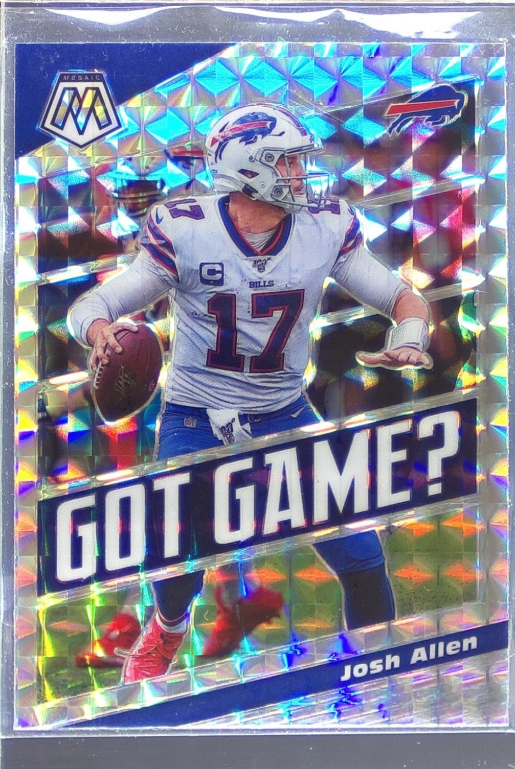 2020 Mosaic Josh Allen #GG23 Bills Got Game? Prizm