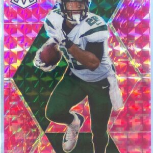 2020 Mosaic La'Mical Perine Prizm Camo Pink RC #235 Jets