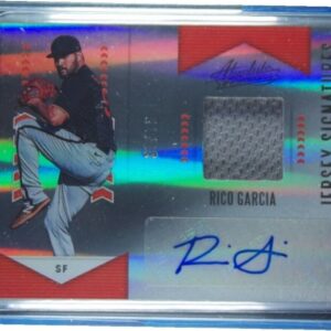 2020 Panini Absolute Rico Garcia AU MEM SN75 #AJS-RG Giants Absolute Jersey Sign