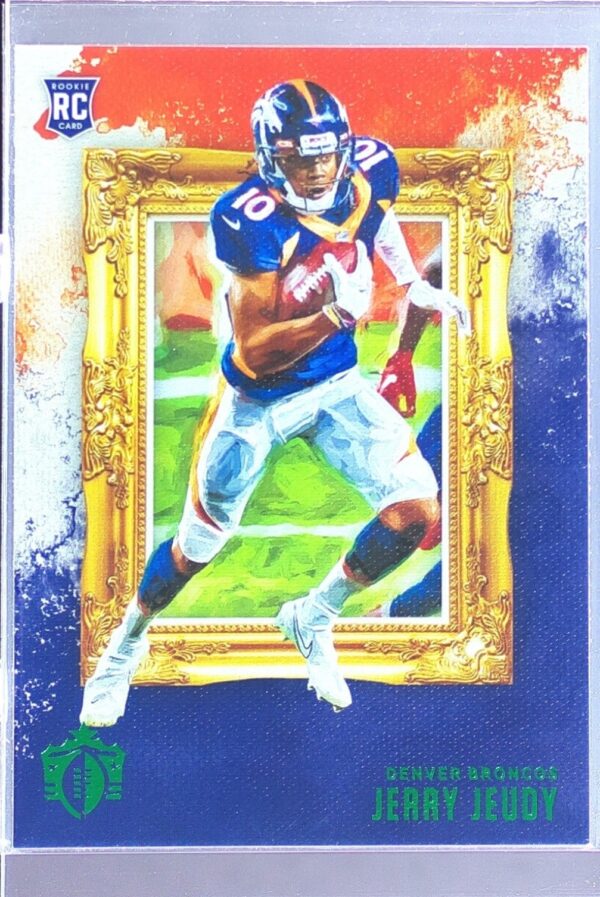 2020 Panini Chronicles Jerry Jeudy RC #GK-15 Broncos Gridiron Kings Green