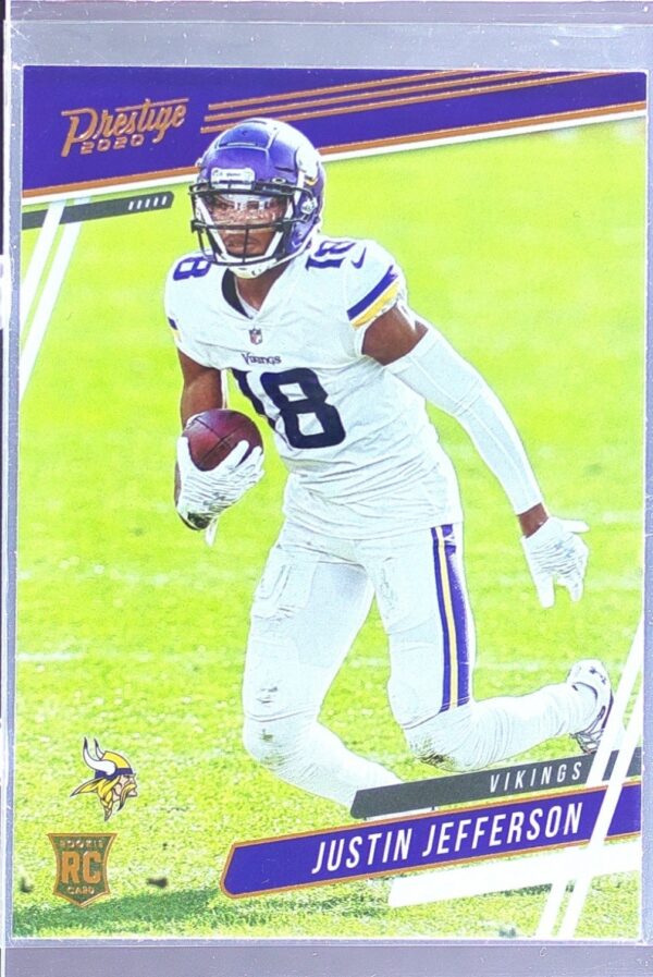 2020 Panini Chronicles Justin Jefferson RC #317 Vikings Prestige Rookies Update