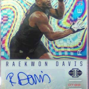 2020 Panini Illusions Raekwon Davis Auto RC #RS23 Dolphins Rookie Signs Orange