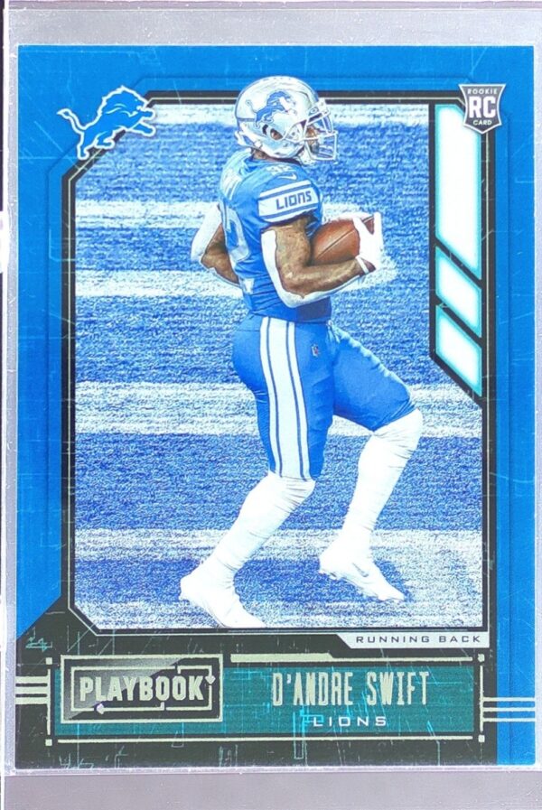 2020 Panini Playbook D'Andre Swift RC #109 Lions