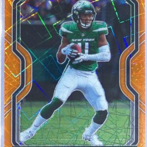 2020 Prizm Denzel Mims Prizm Orange Lazer RC #355 Jets