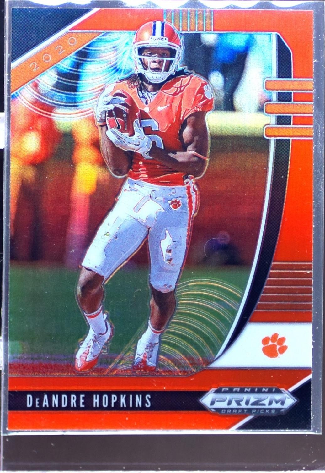 2020 Prizm Draft Picks DeAndre Hopkins Prizms Orange #28 Tigers