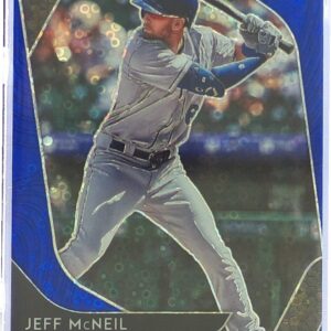 2020 Prizm Jeff McNeil Blue Donut Circles Prizm /199 #158 Mets