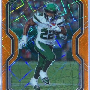 2020 Prizm La'Mical Perine Prizm Orange Lazer RC #357 Jets