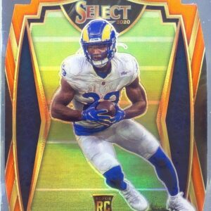 2020 Select Cam Akers Orange Prizm Die Cut RC #155 Rams